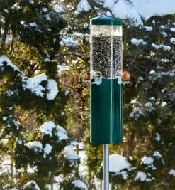 Lee Valley Pole-Mounted Squirrel-Proof Bird Feeder