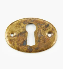 Lee Valley Pressed Old Brass Escutcheons