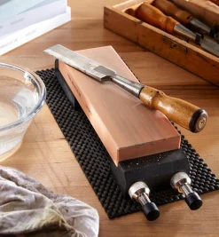 Lee Valley Pride Abrasive Ceramic Water Stones With Wooden Box