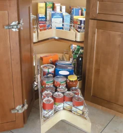 Lee Valley Pull-Out Wooden Kidney Shelf