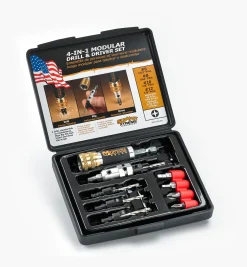 Lee Valley Quick-Change Drill/Countersink Set