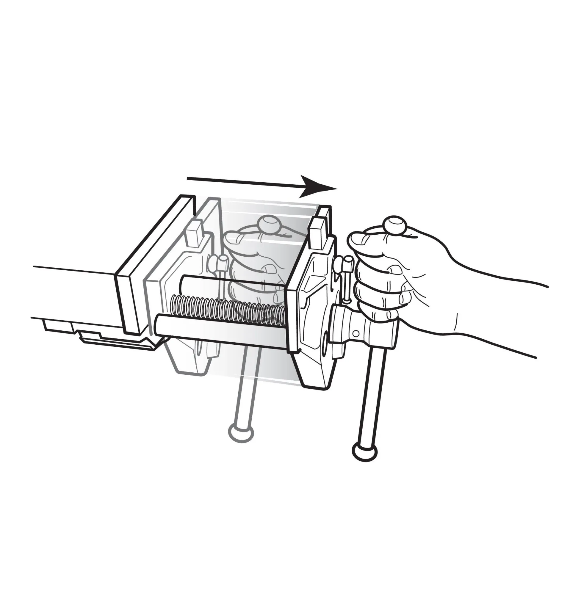 Lee Valley Quick-Release Steel Bench Vises