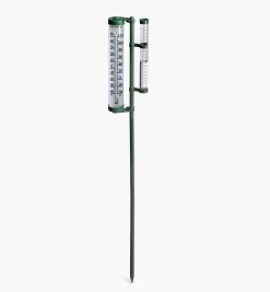 Lee Valley Rain Gauge With Thermometer