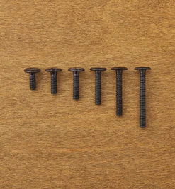 Lee Valley Rampa Black M6 Flat-Head Bolts