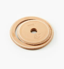 Lee Valley Replacement Profiled Leather Discs For Tormek Profiled Leather Honing Wheel Set