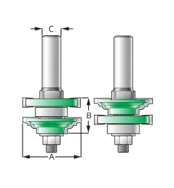 Lee Valley Reversible Classic Frame Bits