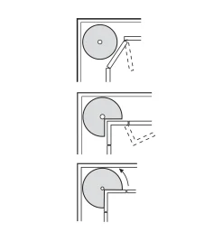 Lee Valley Revolving Shelf Hardware