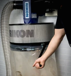 Lee Valley Rikon 1 Hp Wall-Mount Dust Collector (Model 60-101)