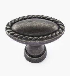 Lee Valley Rope-Edge Oval Knob