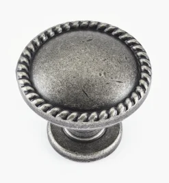 Lee Valley Rope-Edge Round Knob