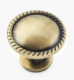 Lee Valley Rope-Edge Round Knob