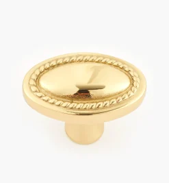 Lee Valley Rope-Edged Oval Knob