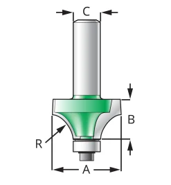 Lee Valley Round Over Bits