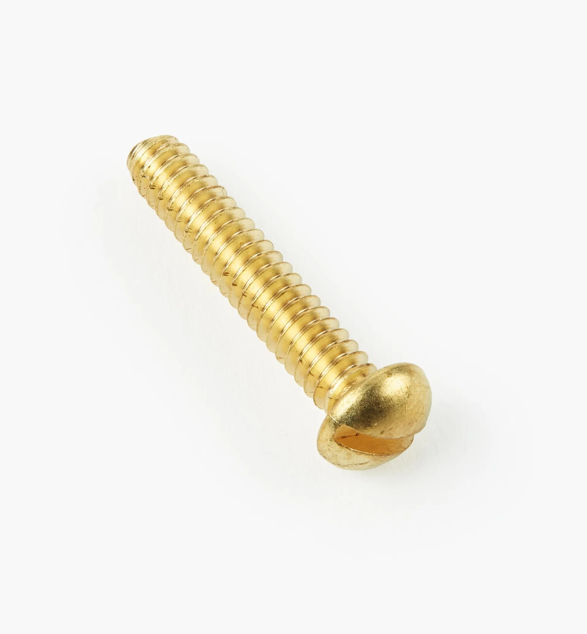 Lee Valley Round-Head Slot Brass Machine Screws