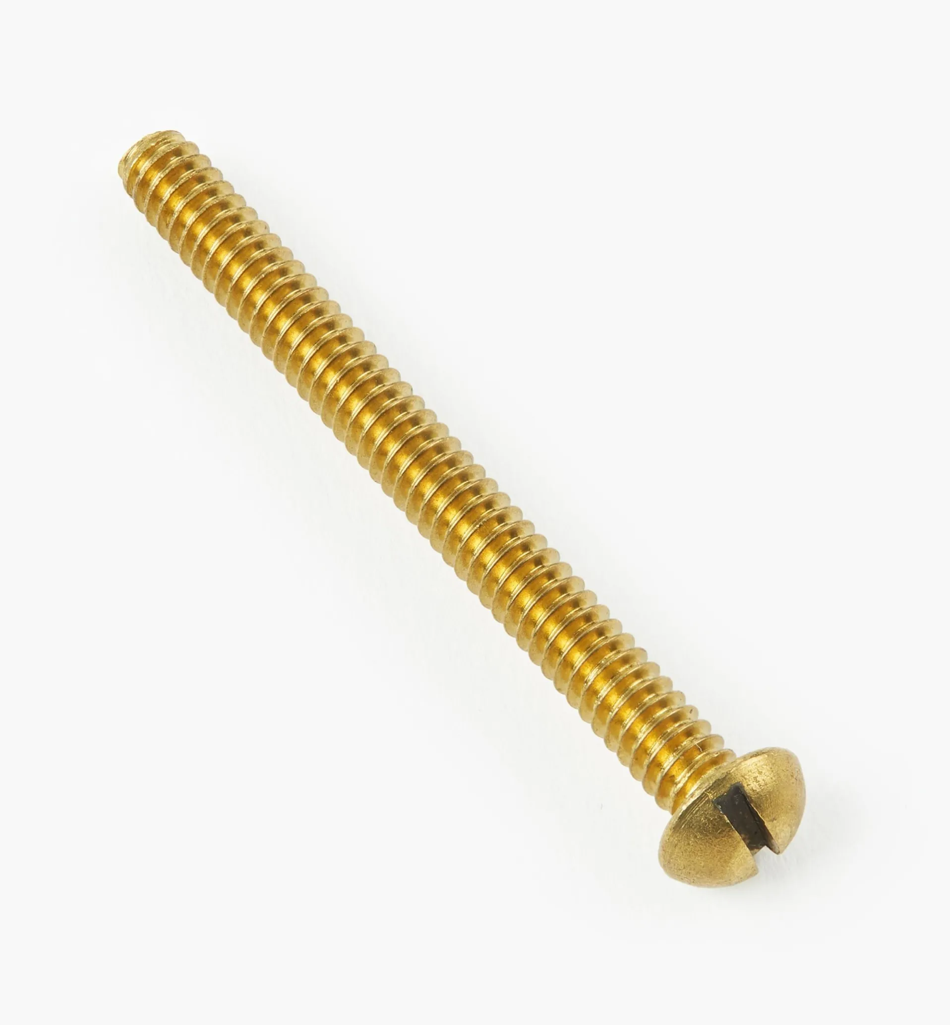 Lee Valley Round-Head Slot Brass Machine Screws