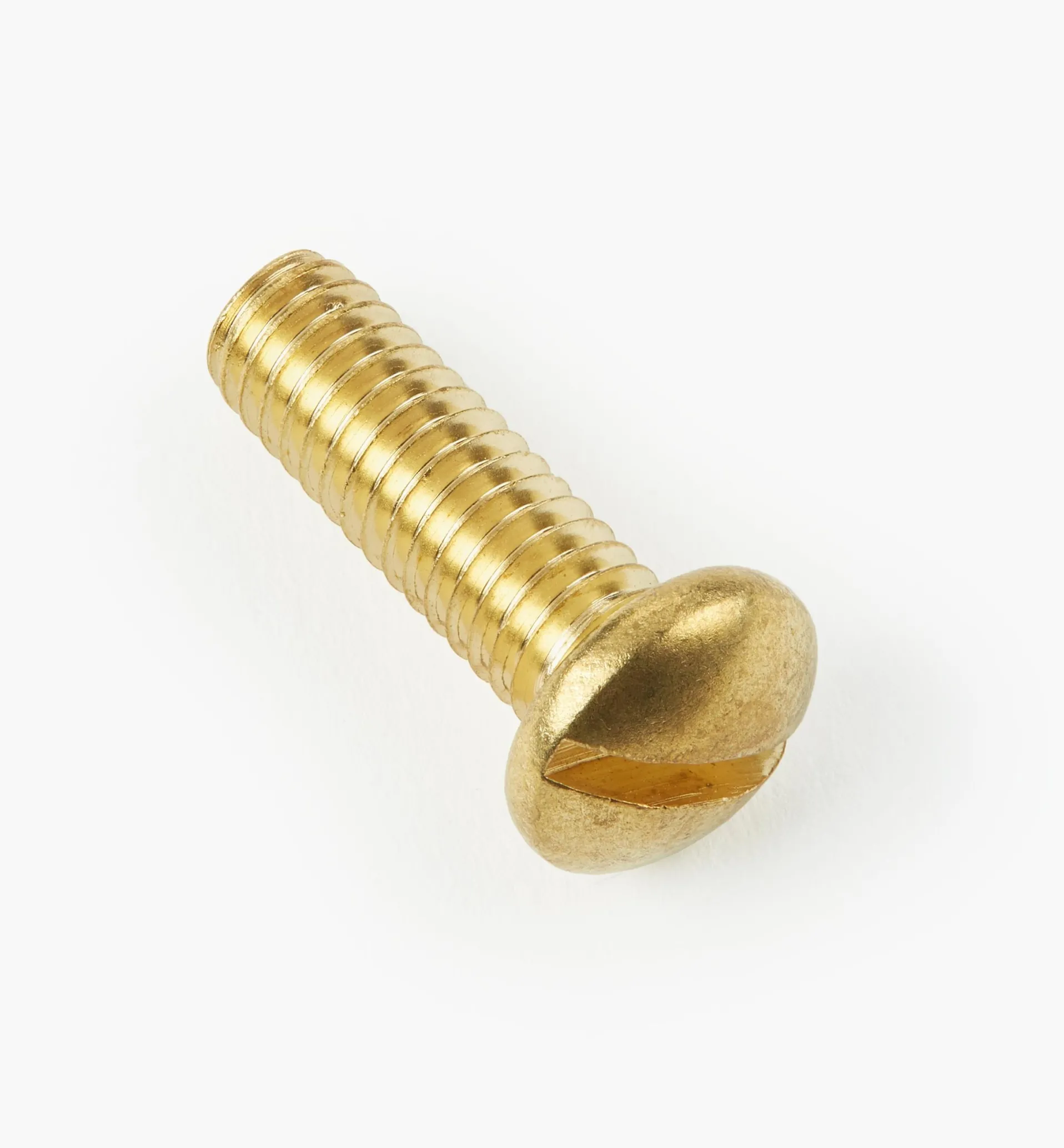 Lee Valley Round-Head Slot Brass Machine Screws