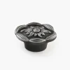 Lee Valley Satin Pewter Antique Oval Knob