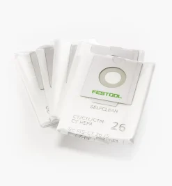 Lee Valley Selfclean Filter Bags For Festool CT Dust Extractors