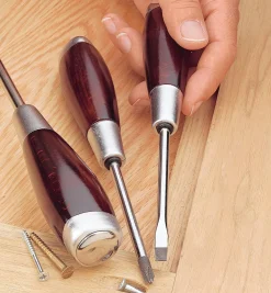 Lee Valley Set Of 9 Heavy-Duty Screwdrivers