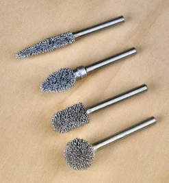 Lee Valley Set Of 4 Kutzall Rotary Carving Burrs