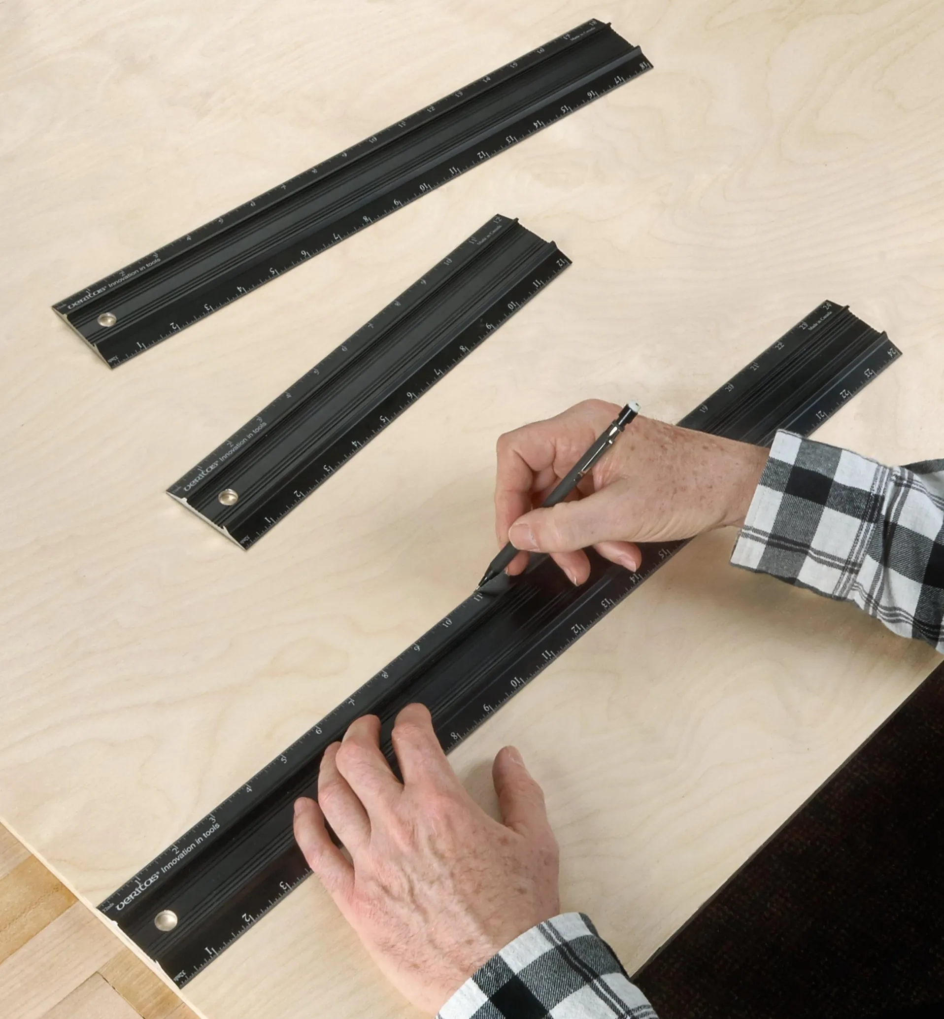 Lee Valley Set Of 3 Veritas Imperial Shop Rules