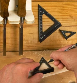 Lee Valley Set Of 3 Veritas Imperial Pocket Layout Squares