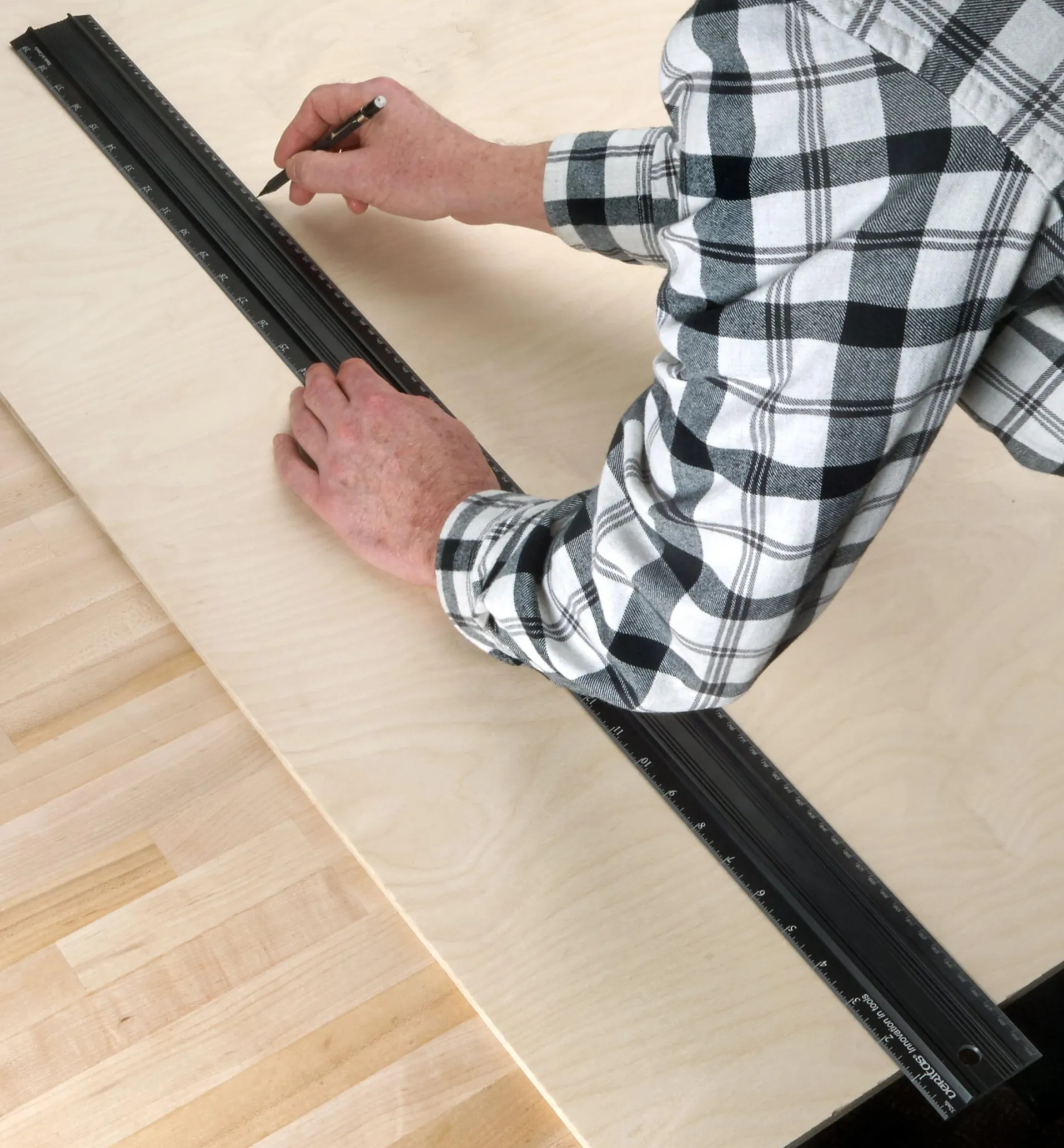 Lee Valley Set Of 4 Veritas Imperial/Metric Shop Rules