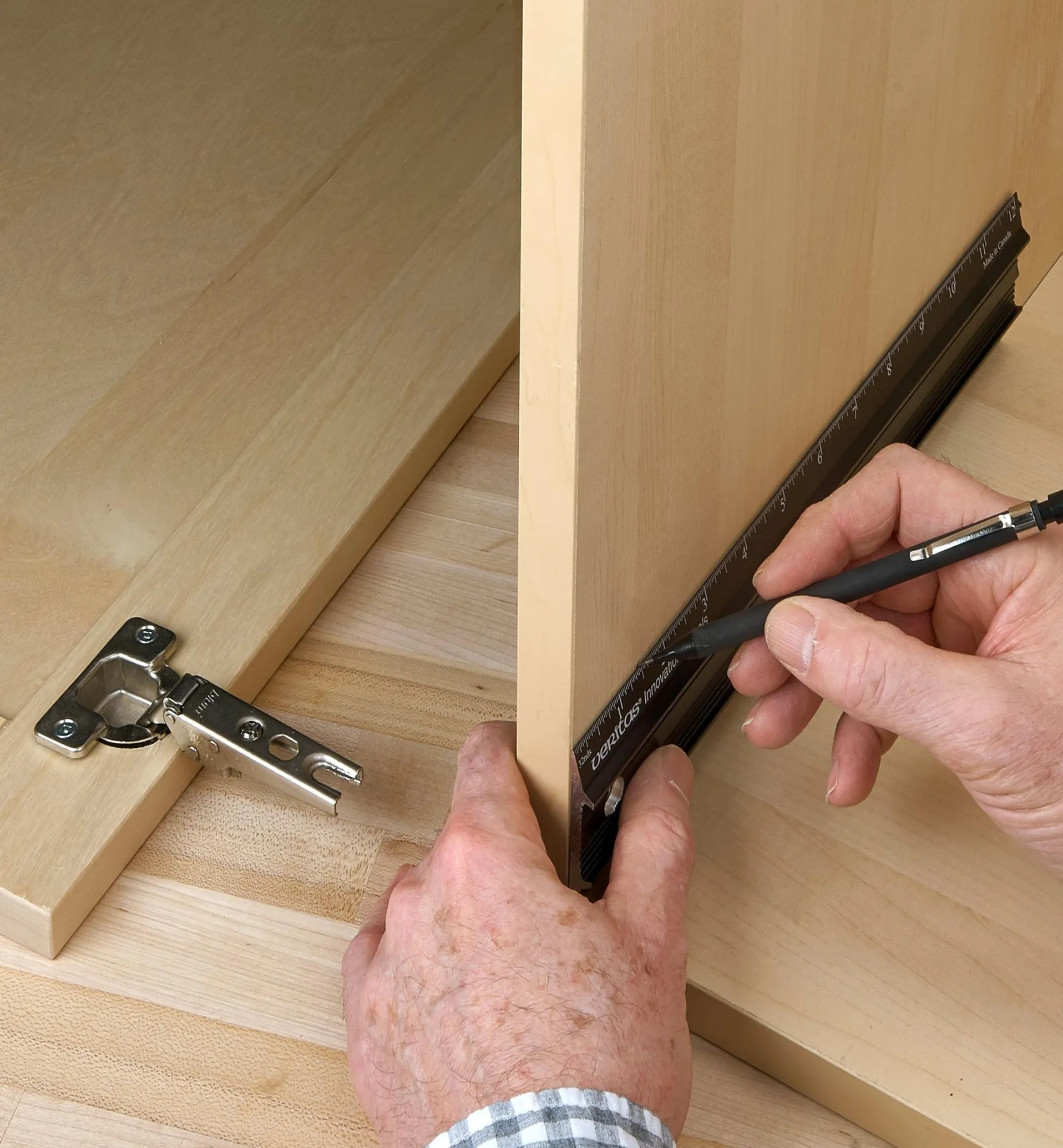 Lee Valley Set Of 4 Veritas Imperial/Metric Shop Rules