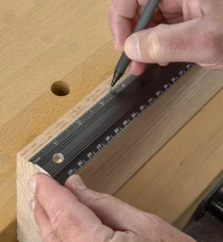 Lee Valley Set Of 4 Veritas Imperial/Metric Aluminum Bench Rules