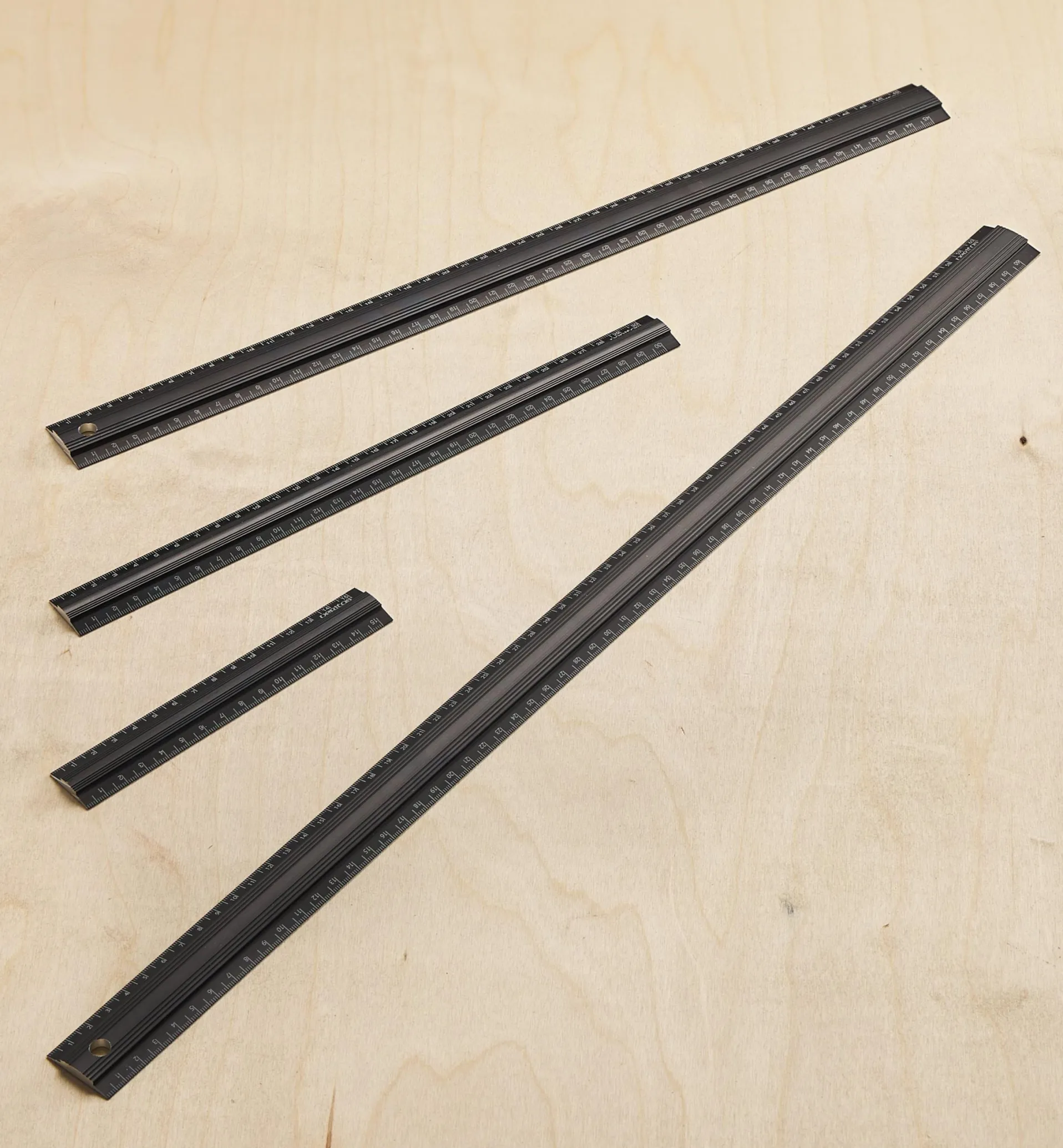 Lee Valley Set Of 4 Veritas Metric Aluminum Bench Rules