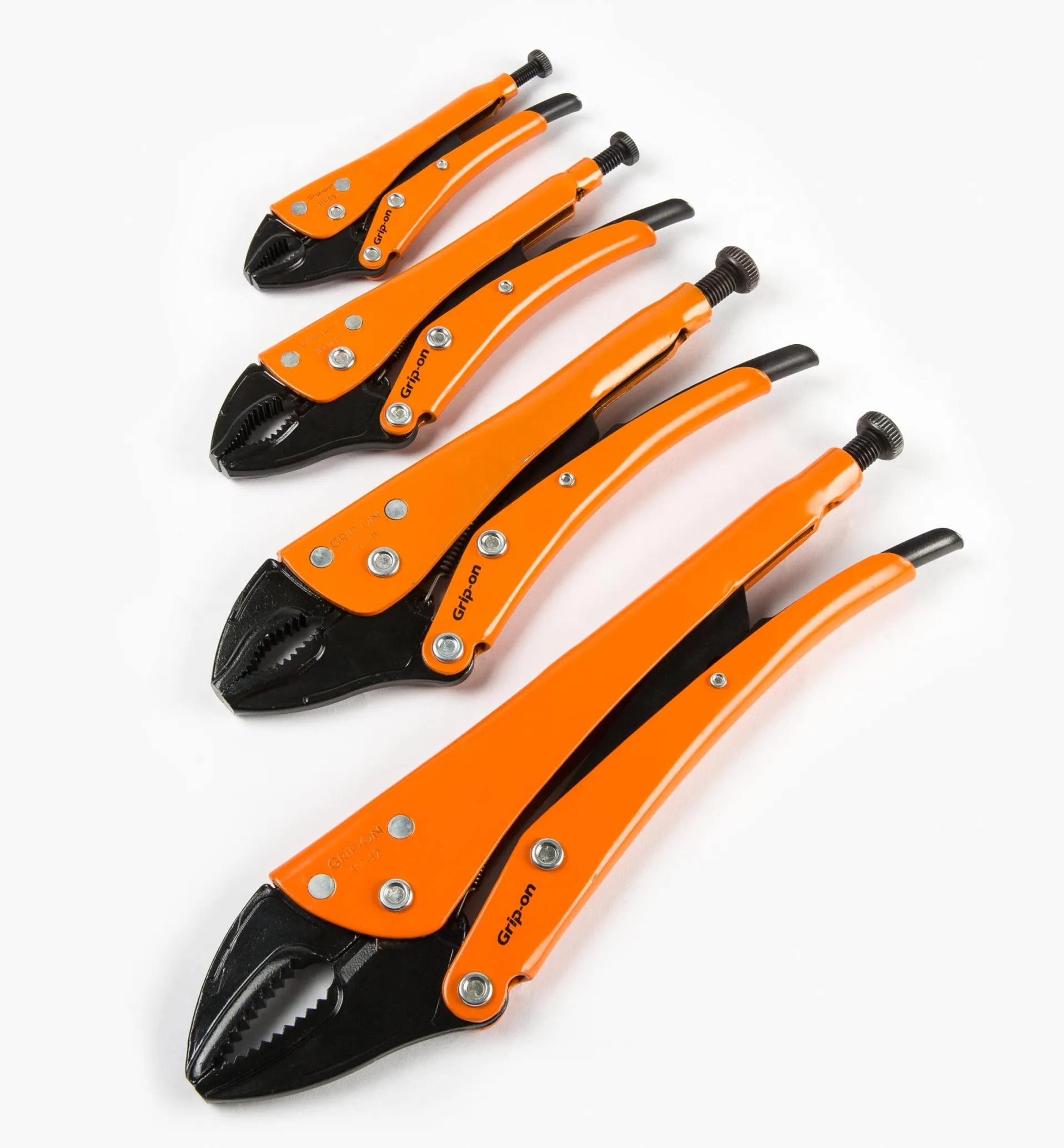 Lee Valley Set Of Regular-Jaw Grip-On Locking Pliers