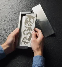 Lee Valley Shapton RockStar Stones With Stainless-Steel Case