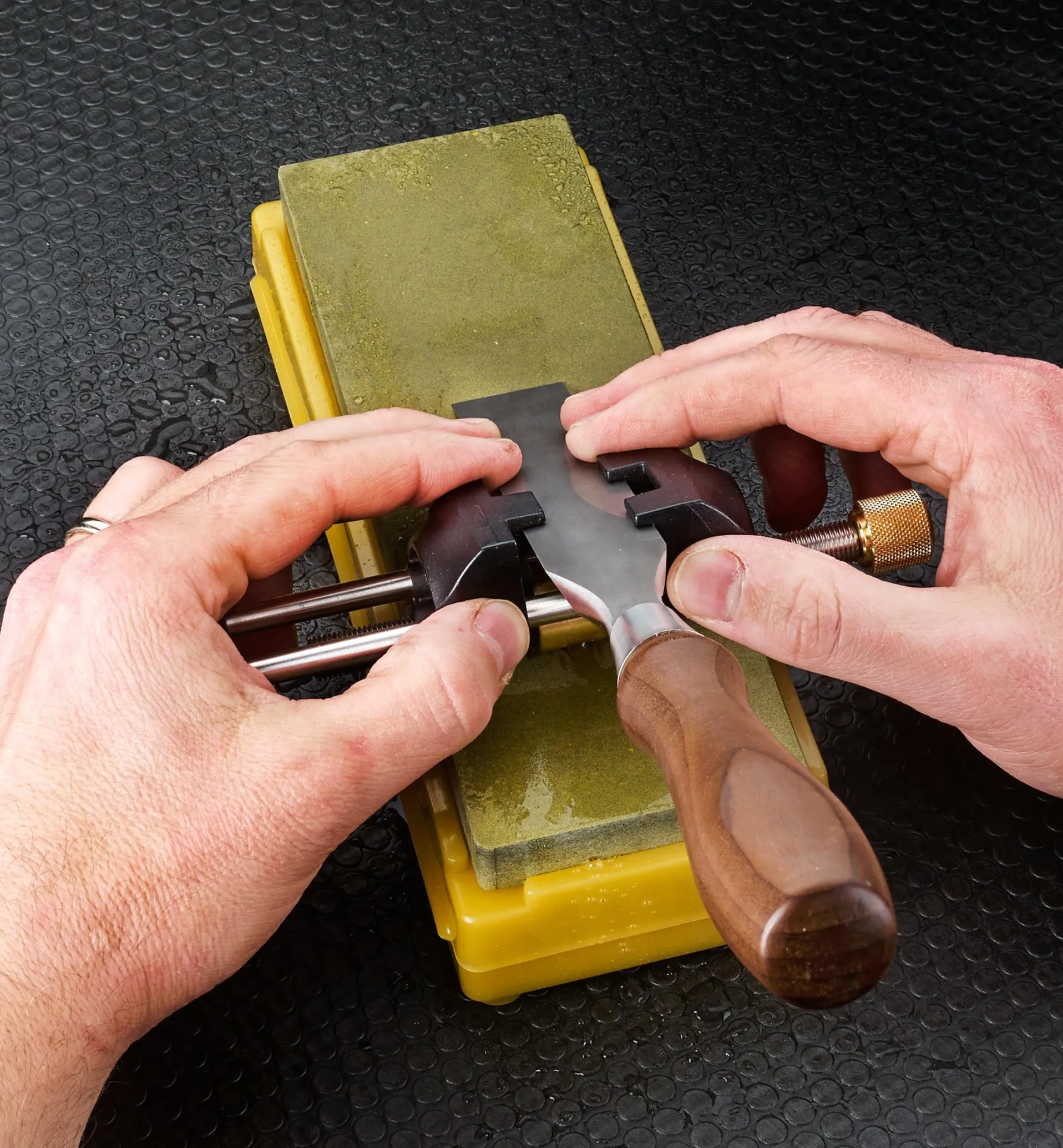 Lee Valley Shapton 220x Moss Ha-No-Kuromaku Ceramic Stone