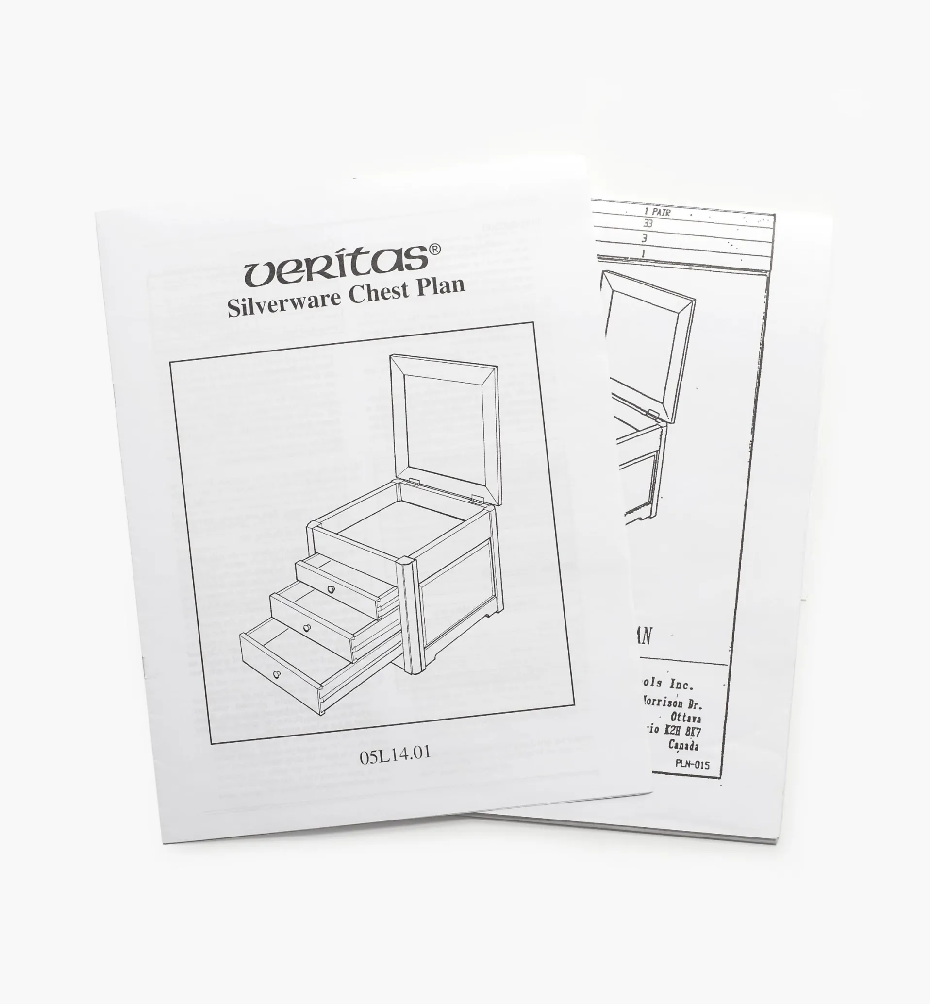 Lee Valley Silverware Chest Plan