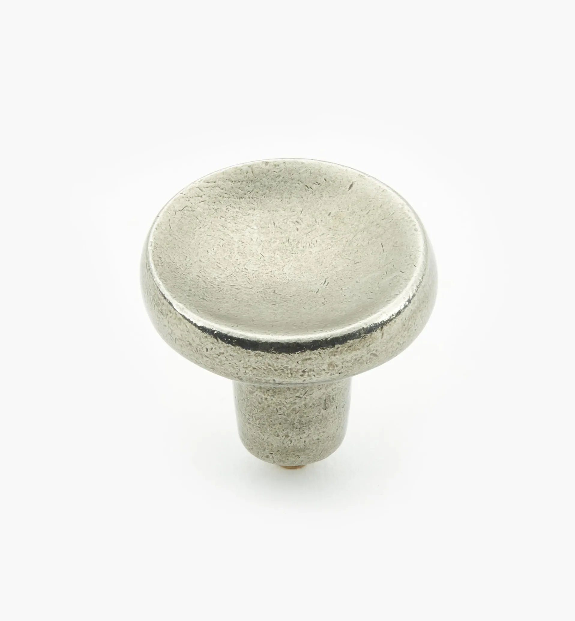 Lee Valley Simple Pewter Dished Knob