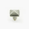 Lee Valley Simple Pewter Hobnail Knob