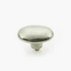 Lee Valley Simple Pewter Oval Knob