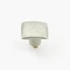 Lee Valley Simple Pewter Square Knob