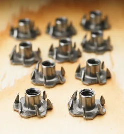 Lee Valley Six-Prong T-Nuts (1/4-20 Thread)