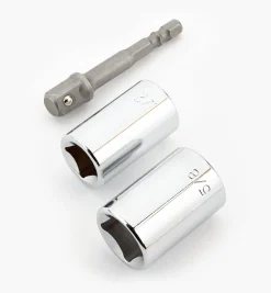 Lee Valley Sockets & Adapter Set For Veritas Dowel & Tenon Cutters