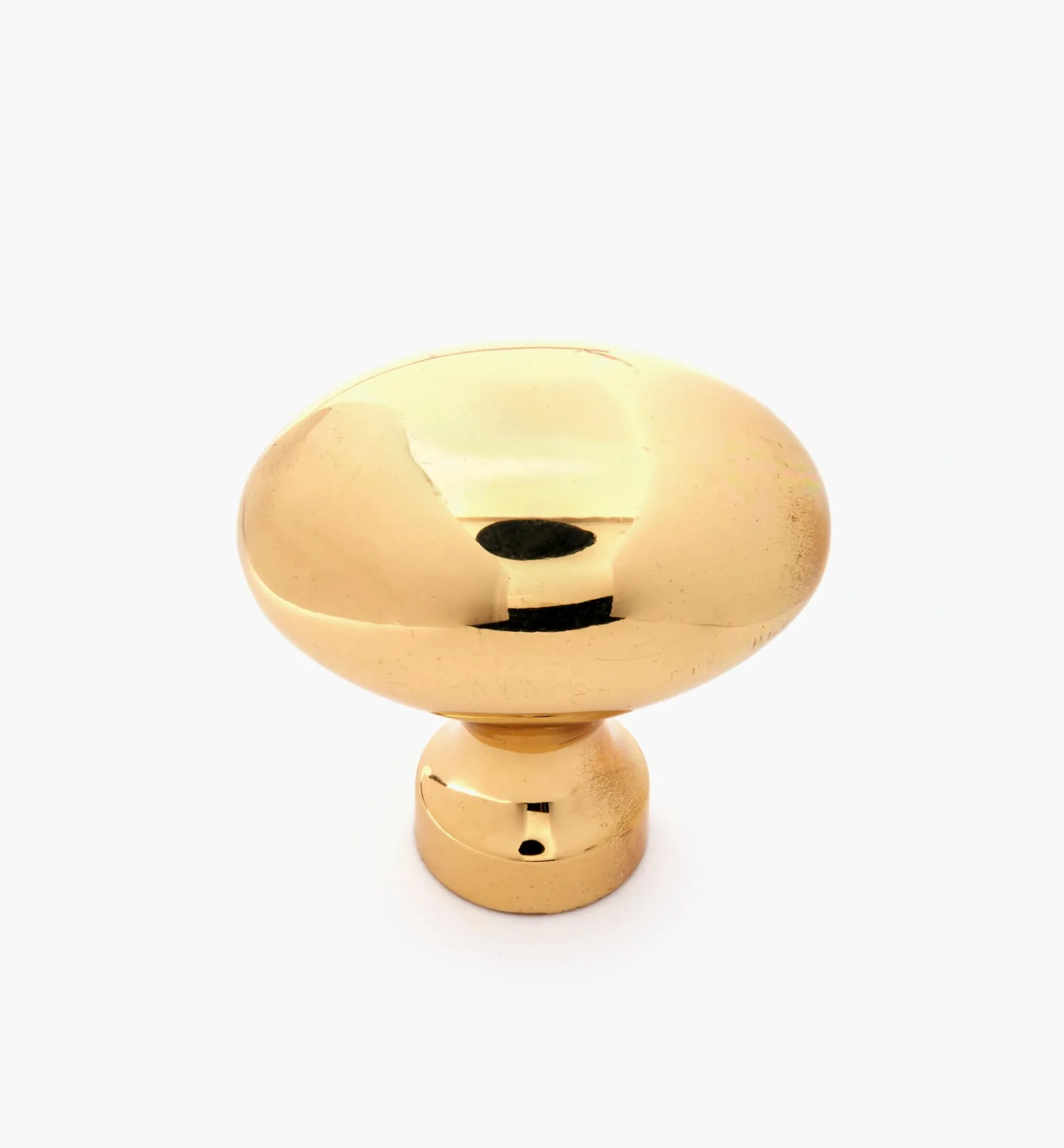 Lee Valley Solid Brass Oval Knob From Belwith