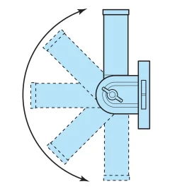 Lee Valley Spinning Flagpole & Adjustable Bracket Set