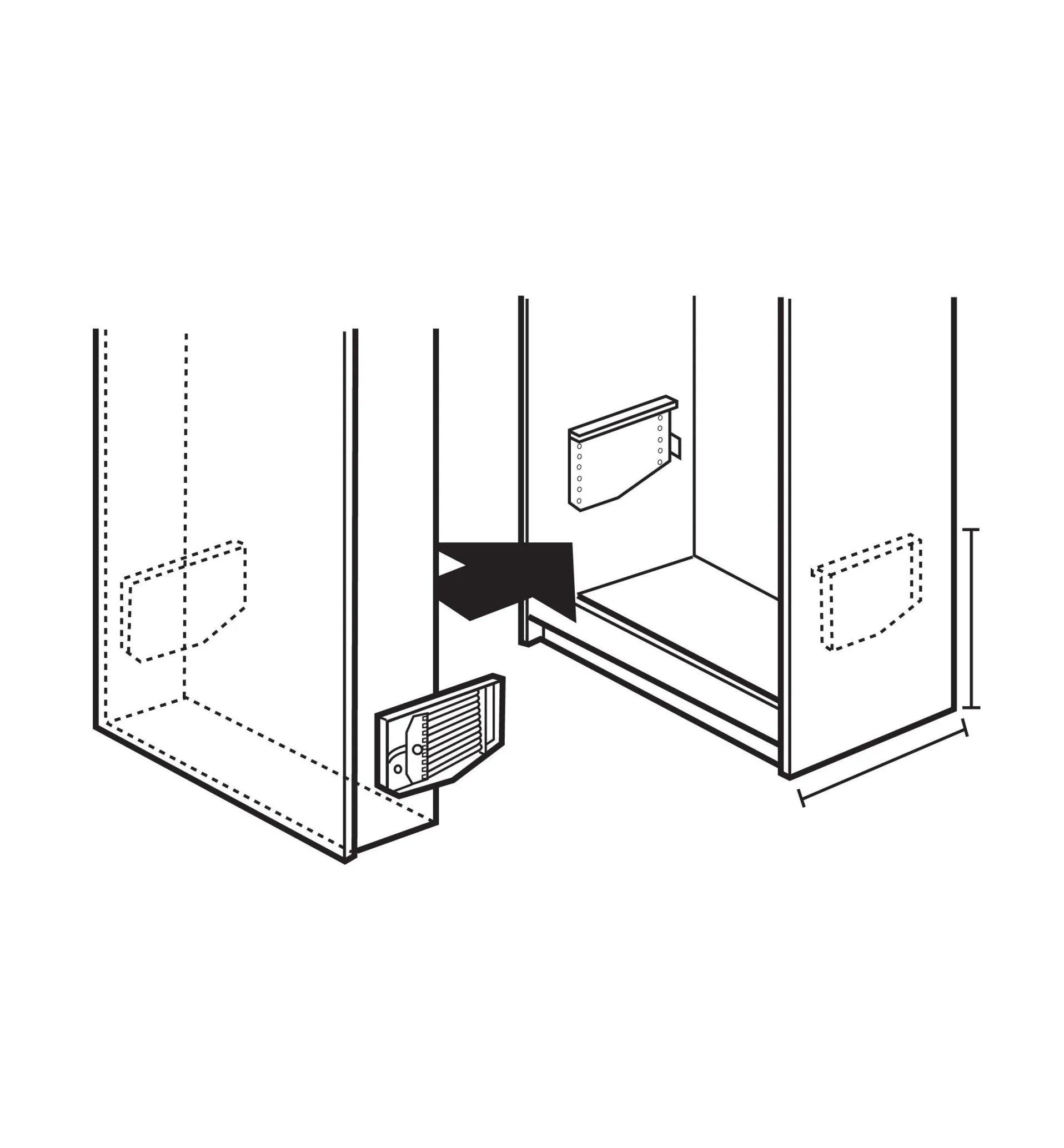 Lee Valley Spring Box Hardware For Fold-Down Beds