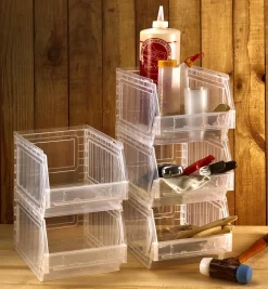 Lee Valley Stackable Light-Duty Storage Bins