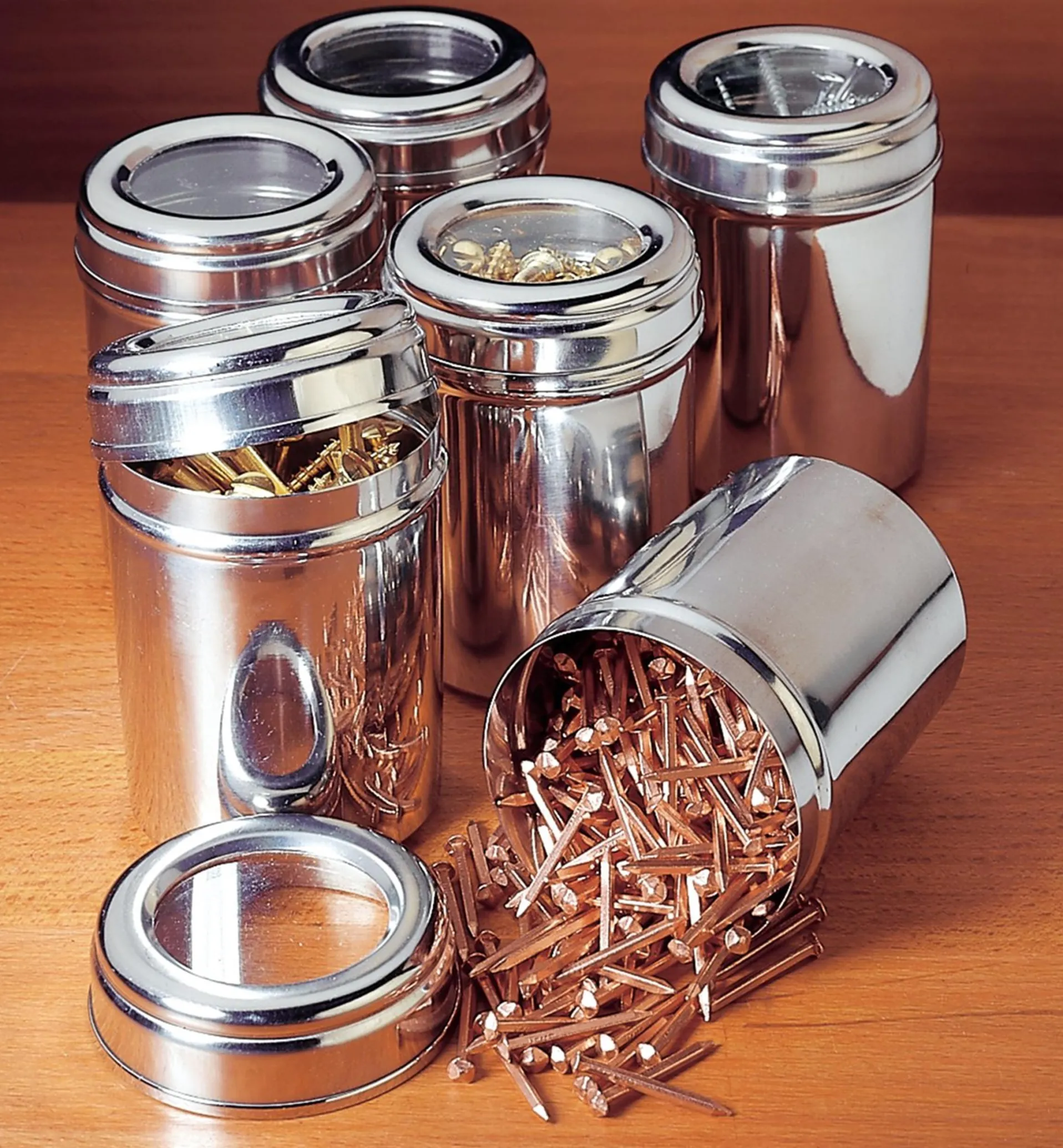 Lee Valley Stainless-Steel Canisters