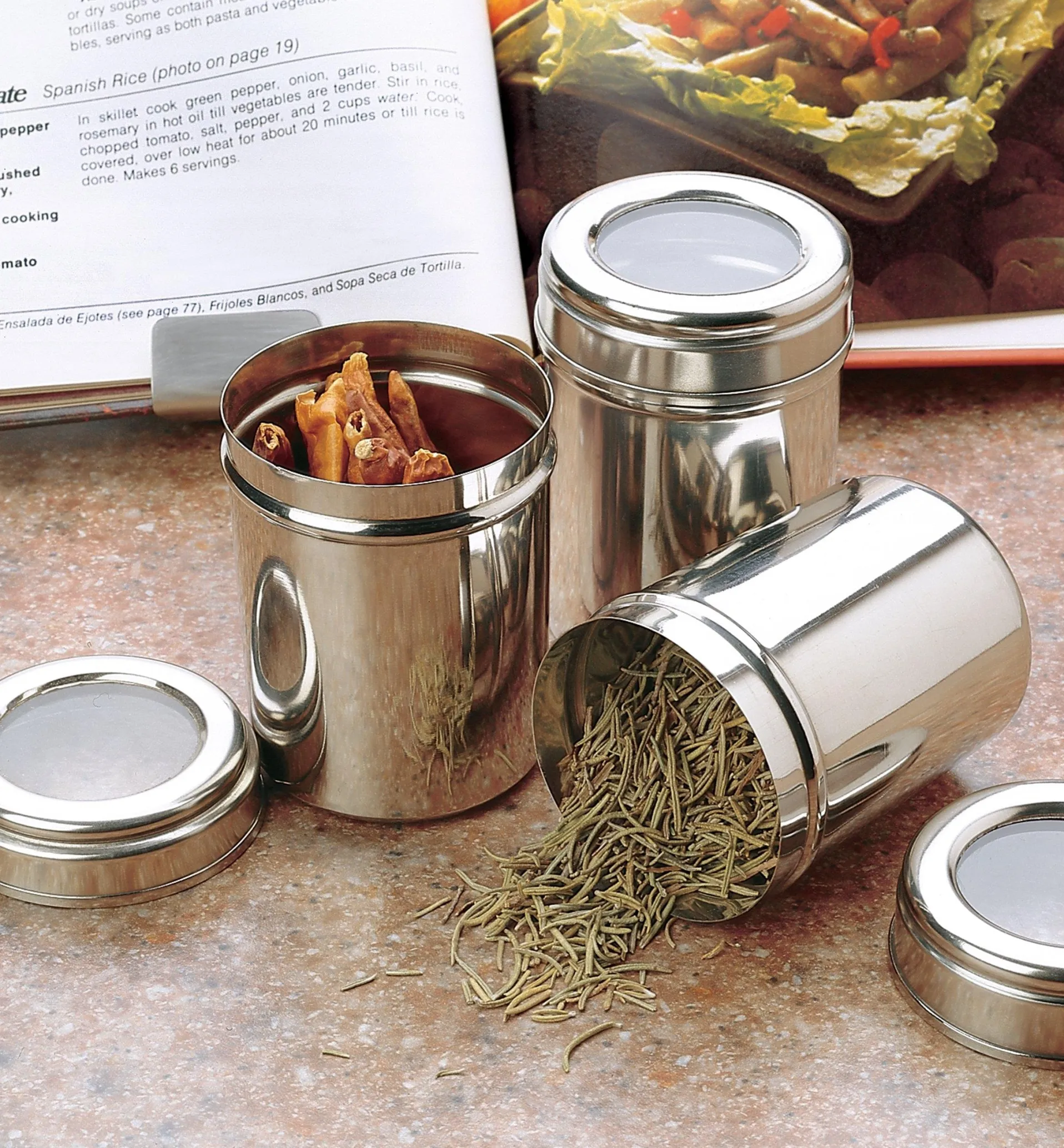 Lee Valley Stainless-Steel Canisters