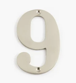 Lee Valley Standard Cast Brass House Numbers