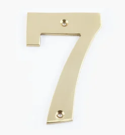 Lee Valley Standard Cast Brass House Numbers