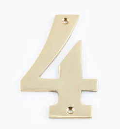 Lee Valley Standard Cast Brass House Numbers