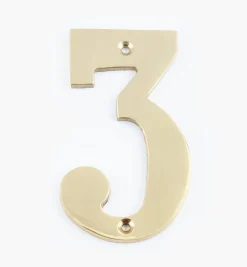 Lee Valley Standard Cast Brass House Numbers